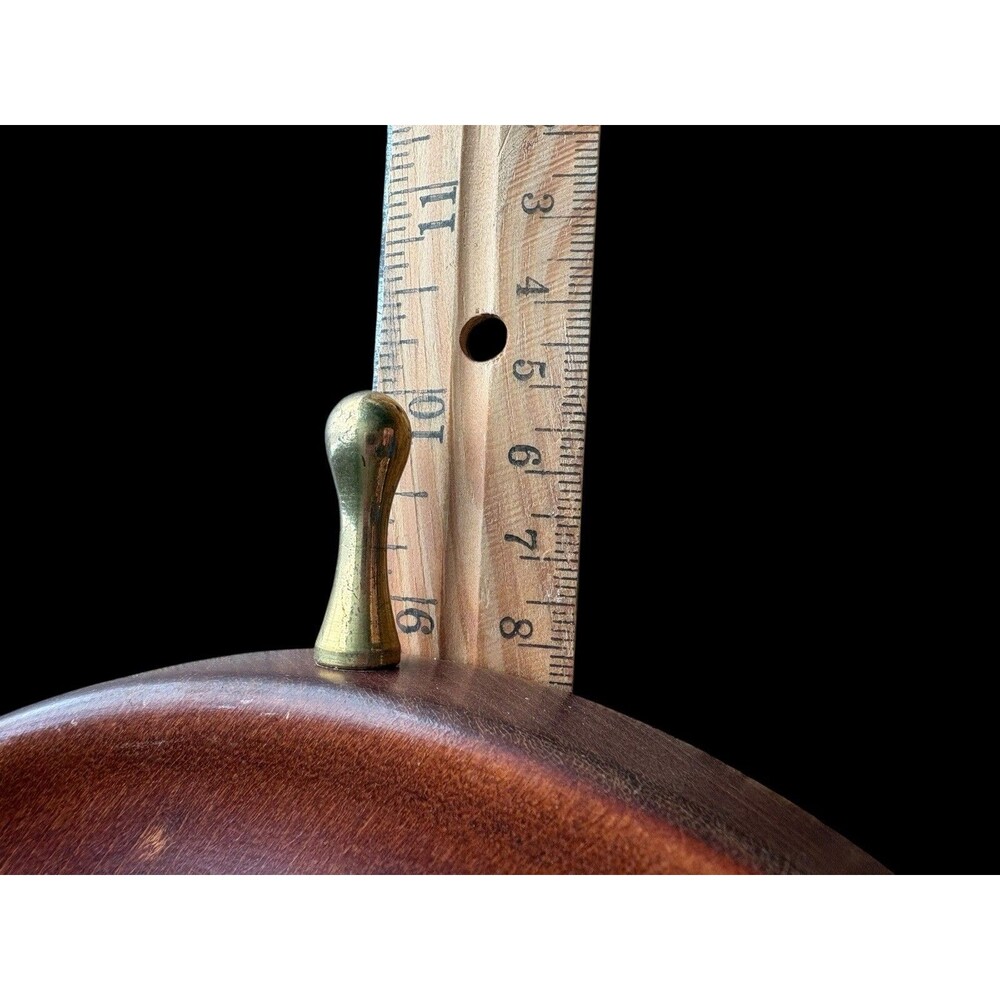 Vintage 10 Inch Ship Wheel Wall Thermometer Millet Bros Coal Lime Clay Mt Eaton - Picture 7 of 7